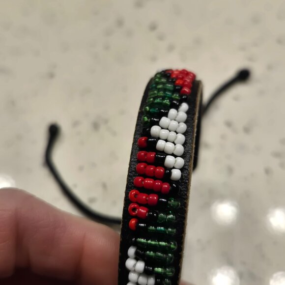 Leather Kenyan Bracelet - Picture 3 of 10